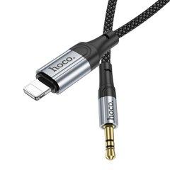 AUX кабель Hoco UPA26 Fresh digital audio conversion cable Lightning 1m black
