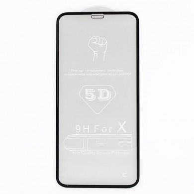 Захисне 6D скло Full Glue для iPhone X black SP