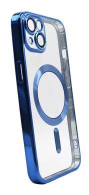 Чехол Metal Matte with MagSafe для iPhone 13 midnight blue Full Camera