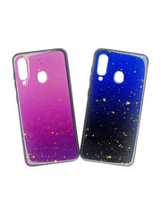 Чохол 2в1 Color блестки для Samsung A60