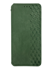 Чохол-книжка шкіра для Xiaomi Redmi 13C green Getman Cubic PU