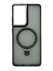 Чехол Matte Ring-MagSafe для Samsung S21 Ultra black