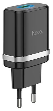 Сетевое Зарядное Устройство Hoco C12Q Smart 1usb/3A/QC3.0 black