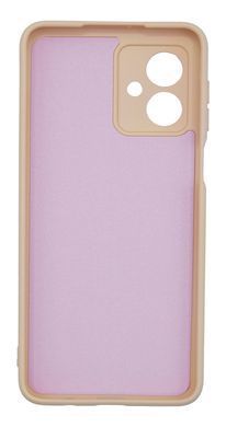 Силіконовий чохол Full Soft для Motorola G54 pink sand Full Camera
