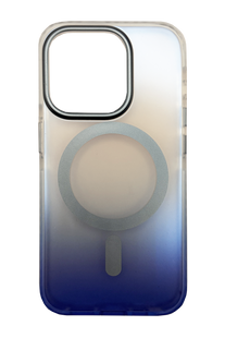 Чохол Fibra Shock-Proof with MagSafe для iPhone 15 Pro clear/blue