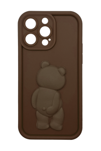 Накладка Bear для iPhone 13 Pro brown Full Camera