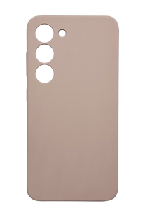 Силіконовий чохол Fibra для Samsung S23 pink sand Full Camera