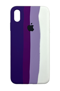 Силіконовий чохол Full Cover для iPhone XS Max Rainbow №6