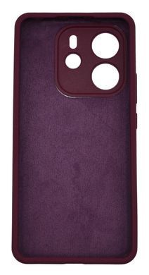 Силіконовий чохол WAVE Full Cover для Xiaomi Redmi Note 14 4G plum Full Camera