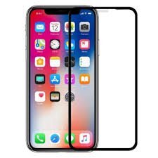 Защитное 5D Hi Copy стекло для iPhone X/XS black Mobaks