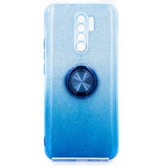 Силиконовый чехол SP Shine для Xiaomi Redmi 9 blue ring for magnet