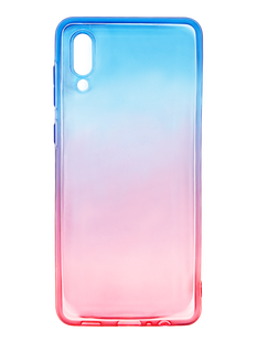 Силіконовий чохол Gradient Design для Samsung A02 blue pink 0.5mm