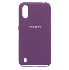 Силіконовий чохол Full Cover для Samsung A01 grape