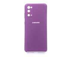 Силиконовый чехол Full Cover для Samsung S20/S11E grape full camera
