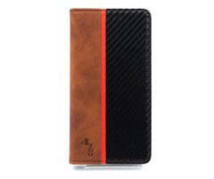 Чохол книжка Carbon для Xiaomi Redmi 7 dark brown/black (4you)