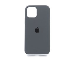 Силіконовий чохол Full Cover для iPhone 12/12 Pro dark grey