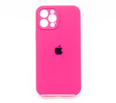 Силіконовий чохол Full Cover для iPhone 12 Pro Max barble pink Full Camera