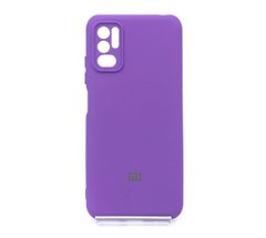 Силиконовый чехол Full Cover для Xiaomi Redmi Note 10 5G/Poco M3 Pro My Color Full Camera purple