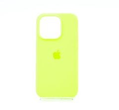 Силіконовий чохол Full Cover для iPhone 14 Pro neon green
