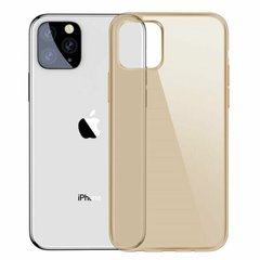 Силіконовий чохол Baseus Simple для iPhone 11 clear gold (TPU)