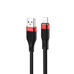 USB кабель HOCO U72 Forest Silicone Lightning 1.2m/ 2.4A black