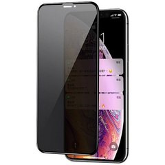 Защитное 5D Privacy стекло Full Glue для iPhone 11 Pro Max/XS Max black