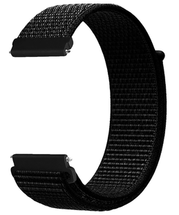 Ремешок Nylon Loop 20 mm dark black