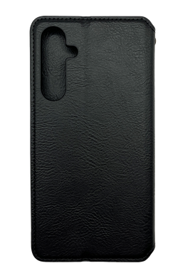 Чехол-книжка кожа WAVE Cubic Rubic для Samsung A55 black