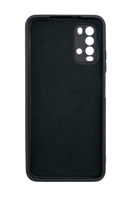 Силиконовый чехол Art для Xiaomi Redmi 9T/Poco M3 black/cat Full Camera