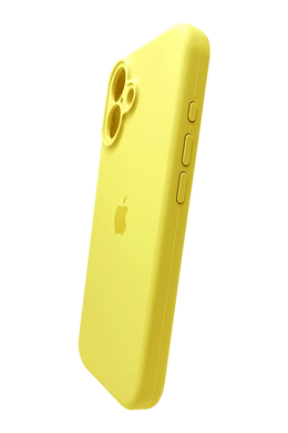 Силіконовий чохол Full Cover для iPhone 17 yellow Full Camera