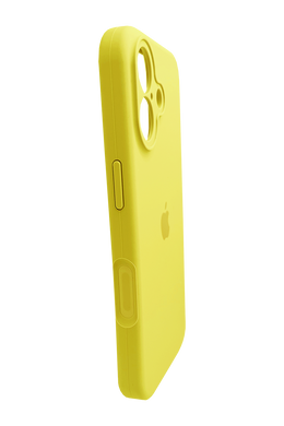 Силіконовий чохол Full Cover для iPhone 17 yellow Full Camera
