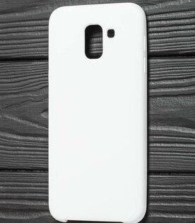 Силиконовый чехол для Samsung J6 Plus 2018/J6 Prime/J610 0.3mm white