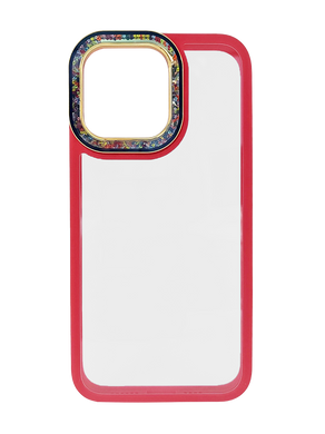 Чохол Swarovski для iPhone 15 Pro Max cherry