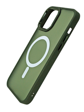Чохол MATTE GUARD MagSafe для iPhone 14 dark green