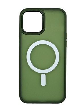 Чохол MATTE GUARD MagSafe для iPhone 14 dark green