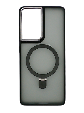 Чохол Matte Ring-MagSafe для Samsung S21 Ultra black