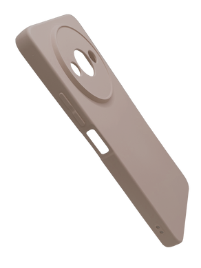Силіконовий чохол Full Cover для Xiaomi Redmi A3 pink sand Full camera без logo