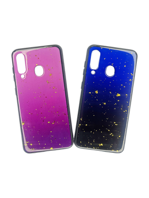 Чохол 2в1 Color блестки для Samsung A60