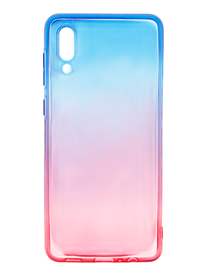 Силіконовий чохол Gradient Design для Samsung A02 blue pink 0.5mm