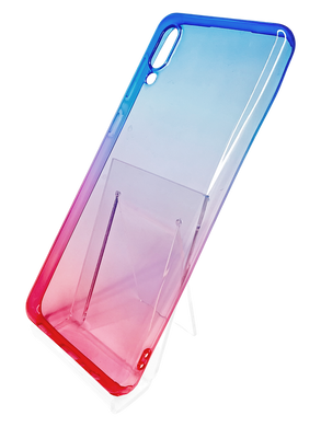 Силіконовий чохол Gradient Design для Samsung A02 blue pink 0.5mm