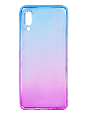 Силіконовий чохол Gradient Design для Samsung A02 blue purple 0.5mm