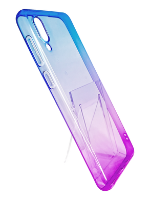 Силіконовий чохол Gradient Design для Samsung A02 blue purple 0.5mm