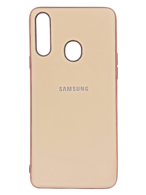 Силіконовий чохол MATTE (TPU) для Samsung A20s/A207 gold
