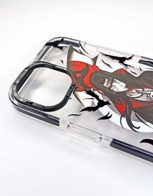 Чохол TPU+PC Anime legends Clear with MagSafe для iPhone 13/14 itachi black