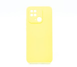 Силіконовий чохол Full Cover для Xiaomi Redmi 10C yellow Full Camera без logo