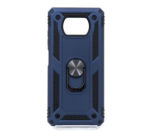 Чохол Serge Ring for Magnet для Xiaomi Poco X3 NFC/Poco X3 Pro dark blue протиударний