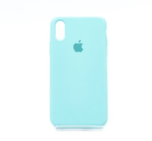 Силіконовий чохол Full Cover для iPhone X/XS azure