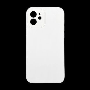 Силіконовий чохол Full Cover для iPhone 12 mini white Full Camera без logo