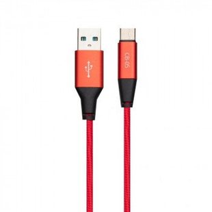 USB кабель Celebrat CB-05 Micro Super Fast 3A/1m red