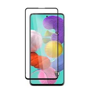 Захисне 10D скло Full Glue для Samsung A51 Black SP